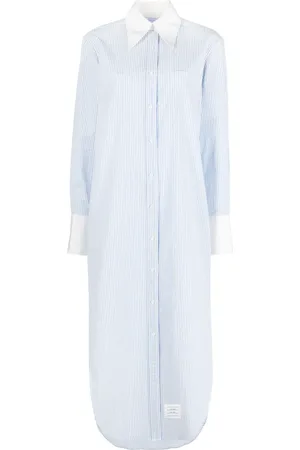 Thom Browne Randig skjortklänning