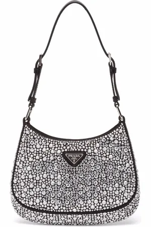 Prada Cleo axelväska med strass