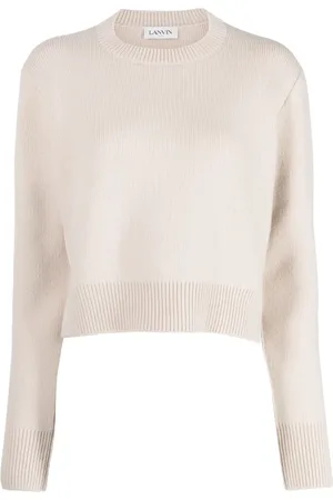 Lanvin Kort tröja med rundad hals