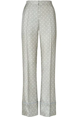 Tory Burch T Monogram sidenbyxor