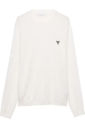 Prada Tröja med rundad hals