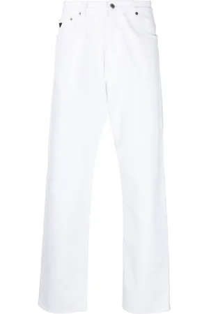 Prada Byxor med logotypplakett