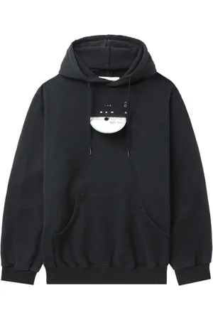 DOUBLET Hoodie med brodyr