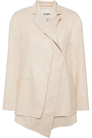 GOEN.J Enkelknäppt blazer med lagerdesign