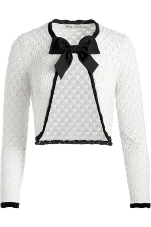 ALICE+OLIVIA Dannie kofta med rosett