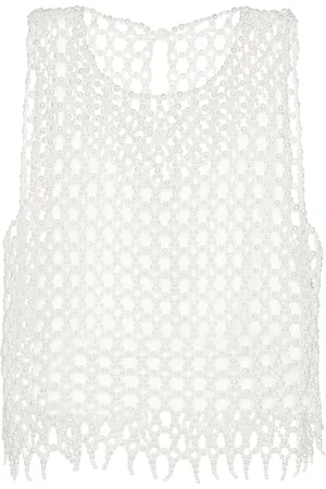 Maje Pärlprydd croptop