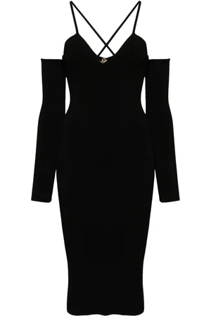BLUMARINE Midiklänning med avtagbar ärm