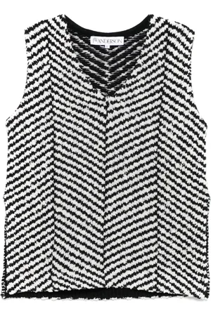 J.W.Anderson Chevronstickad topp