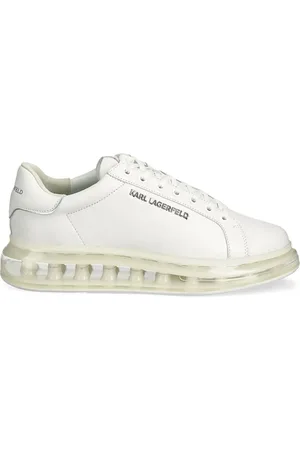 Karl Lagerfeld Kapri Kushion lädersneakers med panel