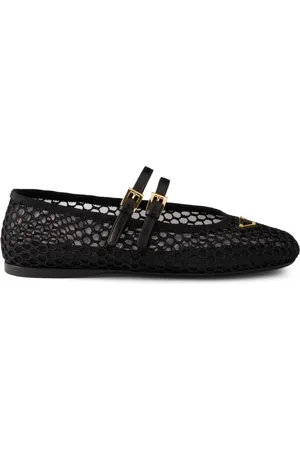Prada Ballerinaskor i mesh