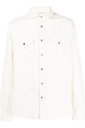 Brunello Cucinelli Skjorta med western