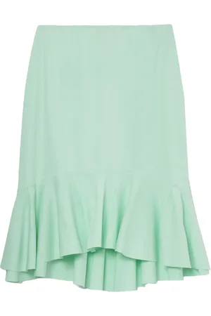 We11 Done Asymmetrisk kjol med volangdetalj