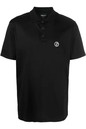 Giorgio Armani Pikétröja med broderad logotyp