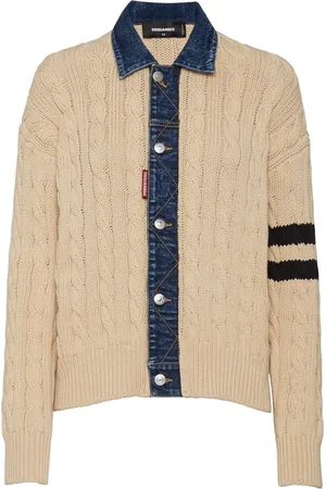 Dsquared2 Kabelstickad kofta