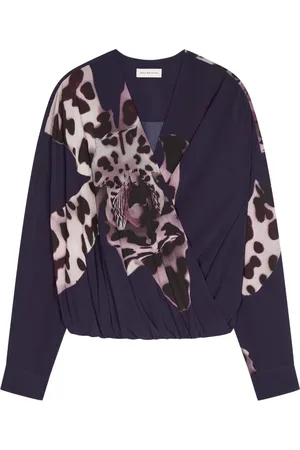 DRIES VAN NOTEN Draperad blus