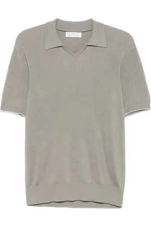 Brunello Cucinelli Ribbad pikétröja