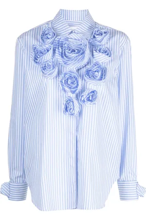 Viktor & Rolf Skjorta med blomapplikation