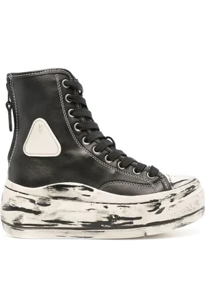R13 Kurt sneakers med sliten effekt