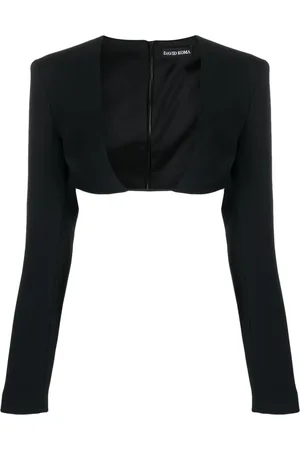 DAVID KOMA Croptop med djup urringning