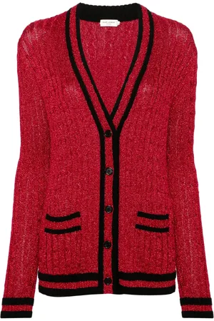 Saint Laurent Kabelstickad kofta