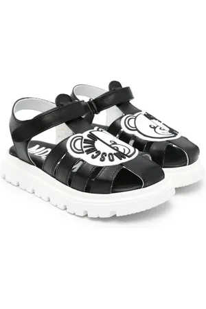 Moschino Leo Teddy sandaler med applikation