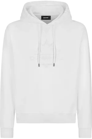 Dsquared2 Hoodie med logotypapplikation