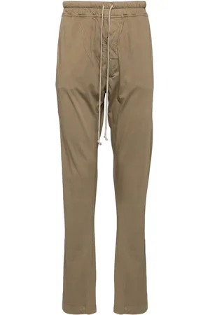 Rick Owens Trackpants med låg gren och dragsko