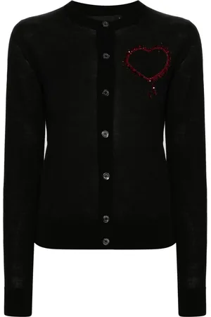 Dsquared2 Kofta med pärlat hjärta