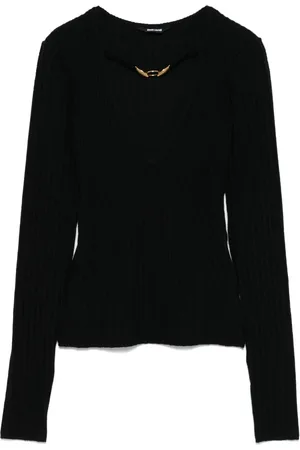 Roberto Cavalli Ribbstickad tröja