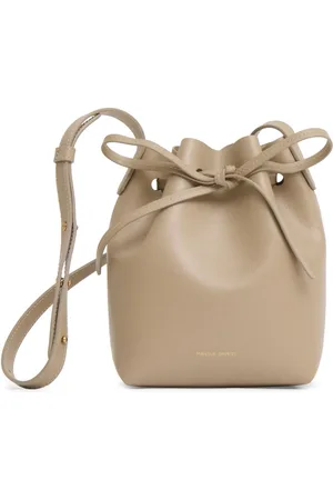 Mansur Gavriel Liten bucketbag i läder
