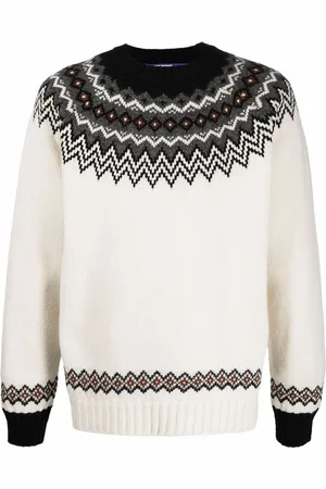 JUNYA WATANABE Fair isle intarsiastickad tröja