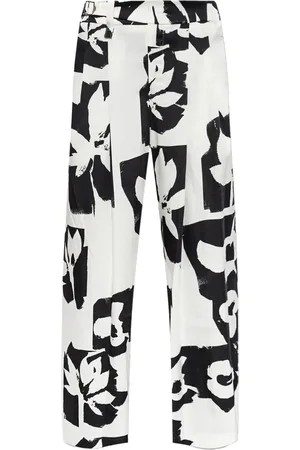 Issey Miyake Byxor med abstrakt tryck