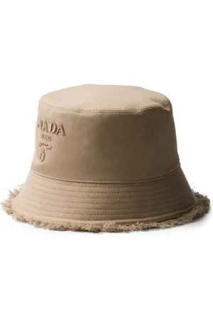 Prada Fiskehatt med broderad logotyp
