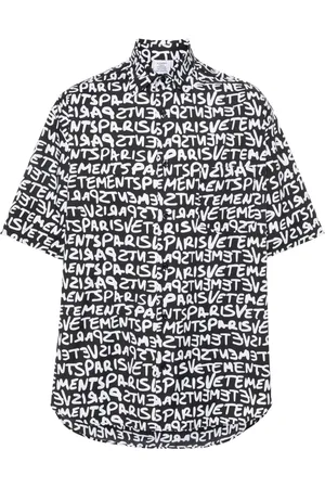 Vetements Skjorta med logotyp