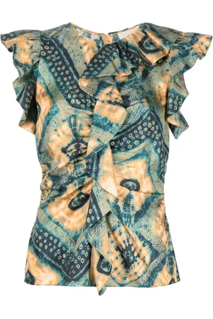 ULLA JOHNSON Vida sidenblus