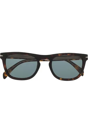 DB EYEWEAR BY DAVID BECKHAM Sköldpaddsmönstrade fyrkantiga solglasögon