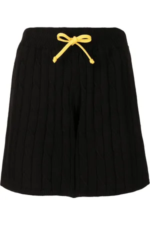 JOSHUA SANDERS Kabelstickade shorts med dragsko