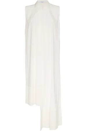 Givenchy Topp i sidencrepe med franskant