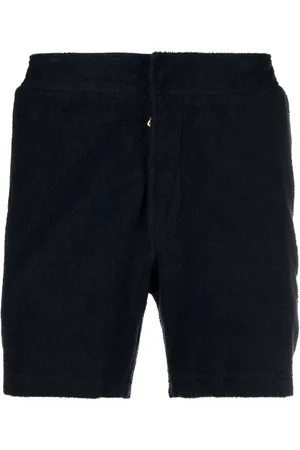 Orlebar Brown Träningsshorts med fleecestruktur