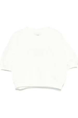 Fendi Topp med broderad logotyp