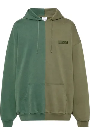 Vetements Hoodie med broderad logotyp