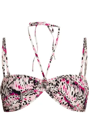 Isabel Marant Mönstrad bikinitopp i bandeau
