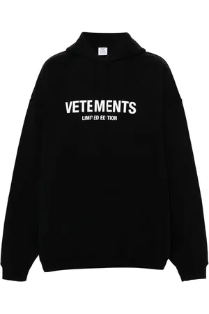 Vetements Hoodie med logotyp