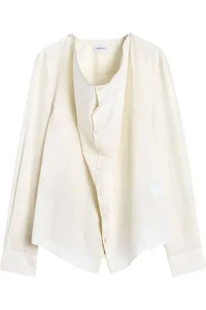 LEMAIRE Blus med mjuk krage