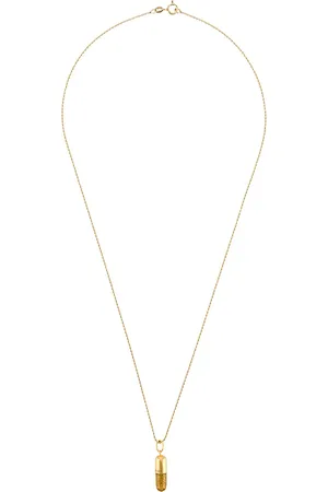 TRUE ROCKS Halsband med glittrigt pillerhänge