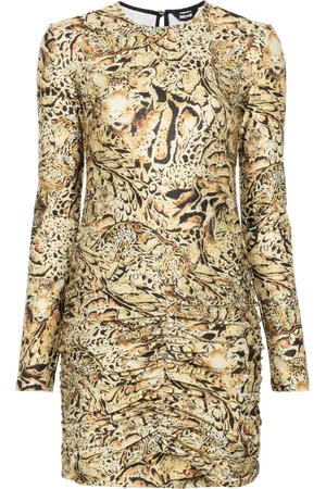 Roberto Cavalli Miniklänning med tigertryck