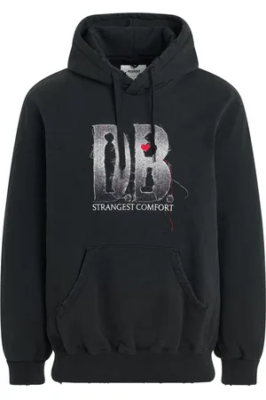 DOUBLET Hoodie med brodyr