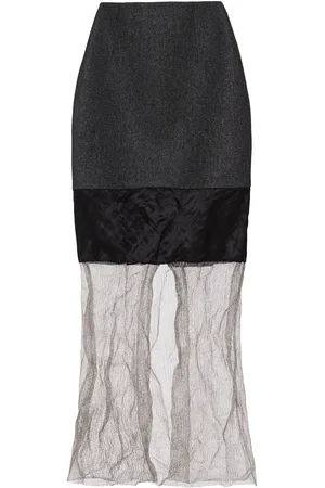 Prada Midikjol med panel