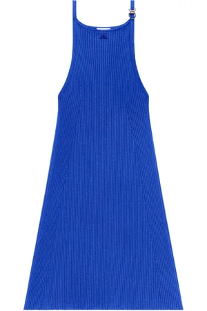 Courrèges Miniklänning med broderad logotyp
