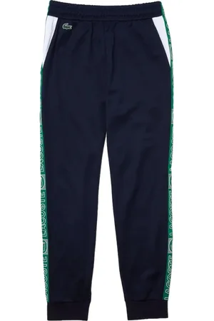 Lacoste Navy trackpants med logotypband